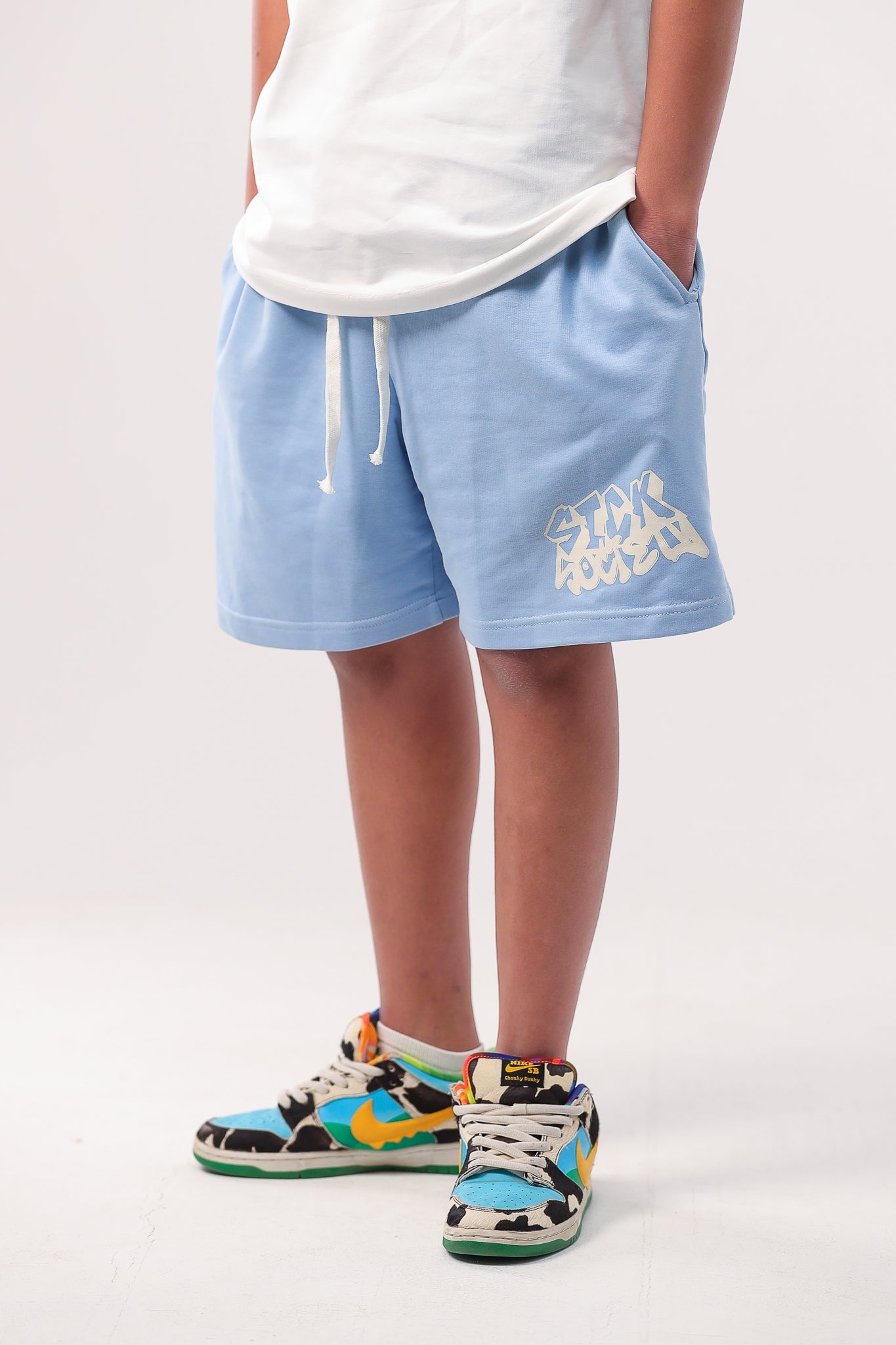 SICK Kids Baby Blue Shorts