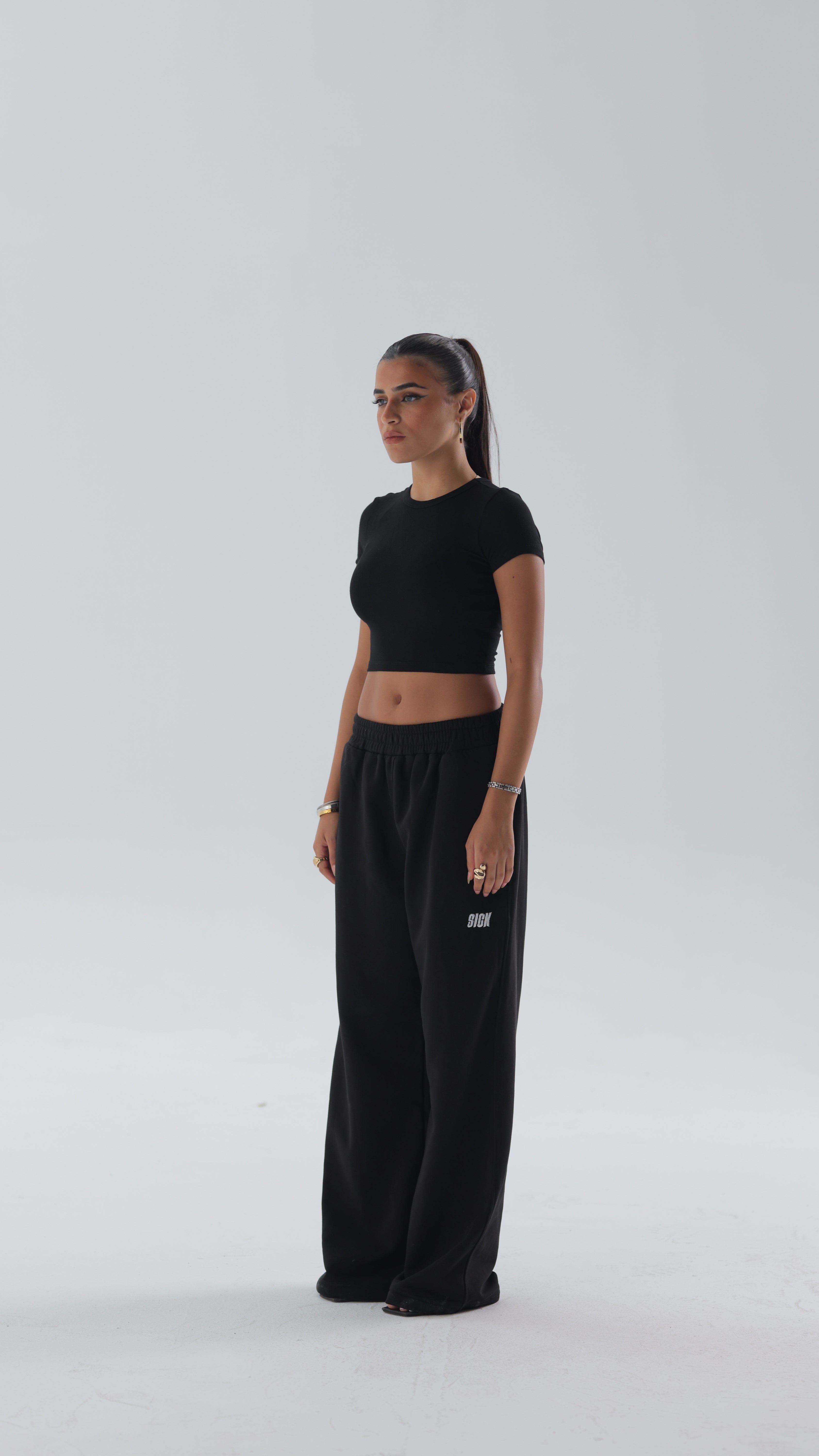 SICK "SICK" STITCHED SWEATPANTS