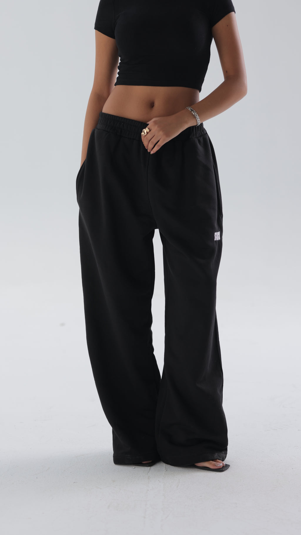 SICK "SICK" STITCHED SWEATPANTS