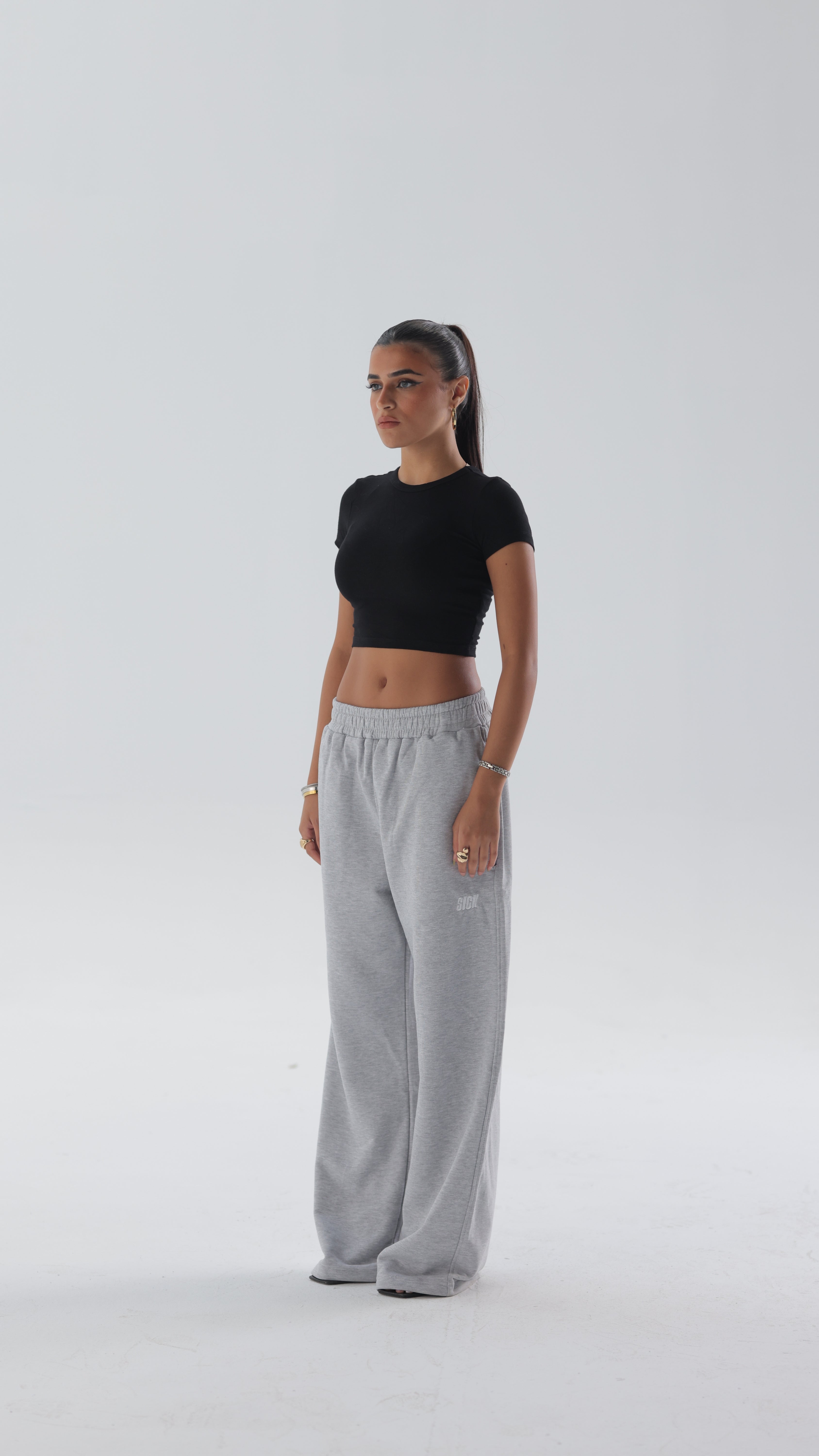 SICK "SICK" STITCHED SWEATPANTS
