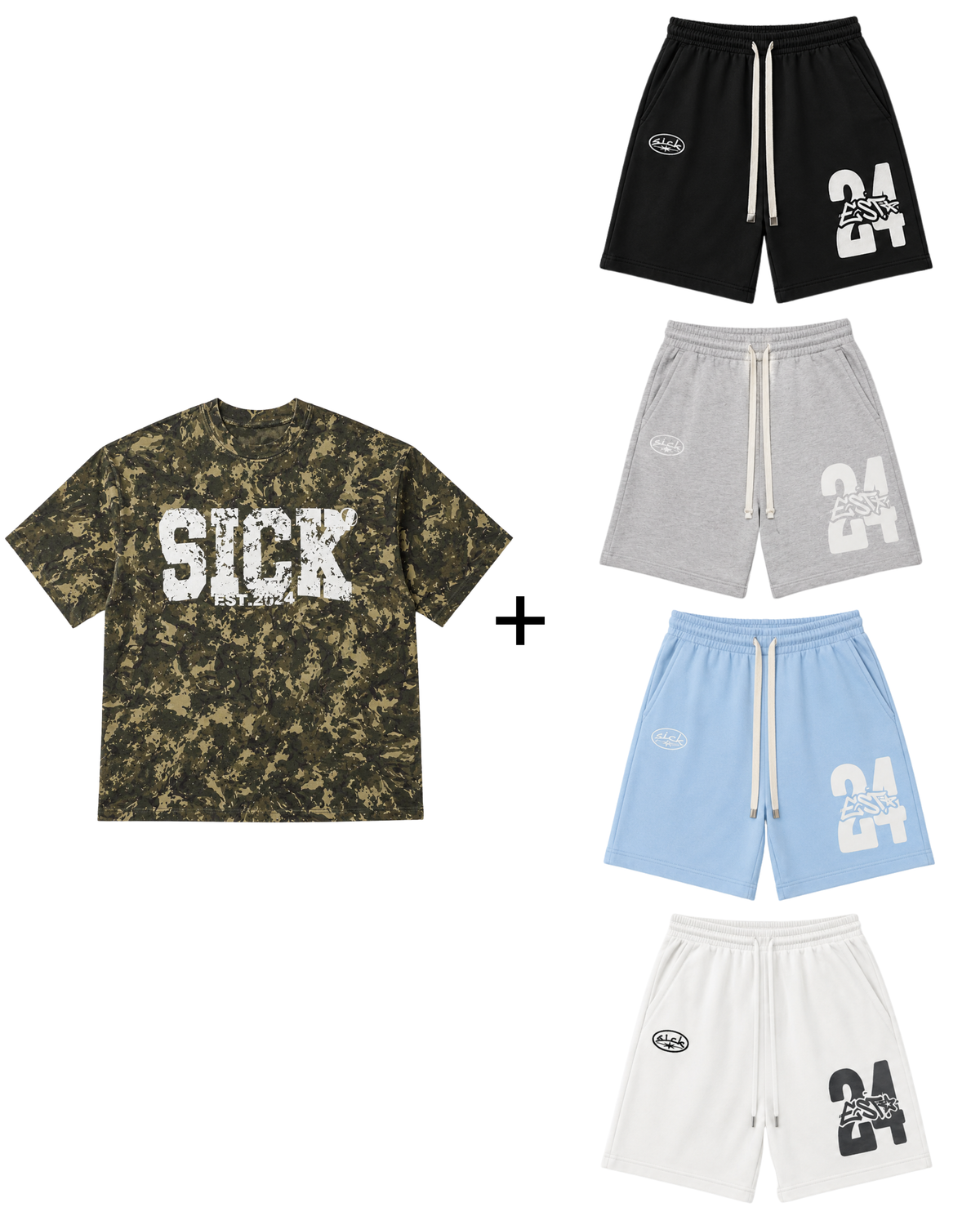THE WHITE CAMO SET
