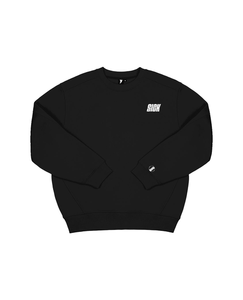 SICK Black Crewneck