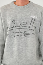 WOVEN CREWNECK