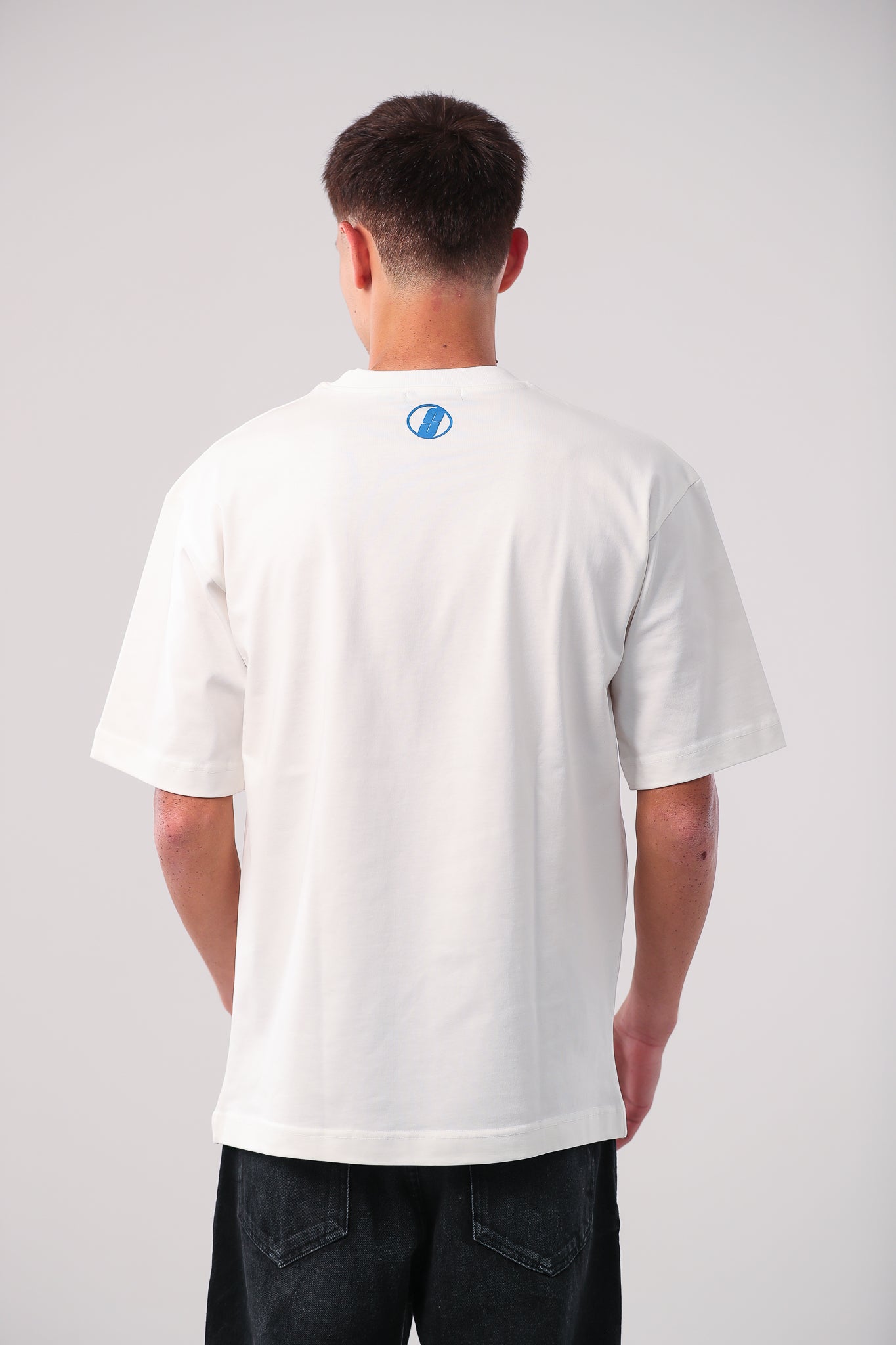 SICK Basic White x Real Blue Tee