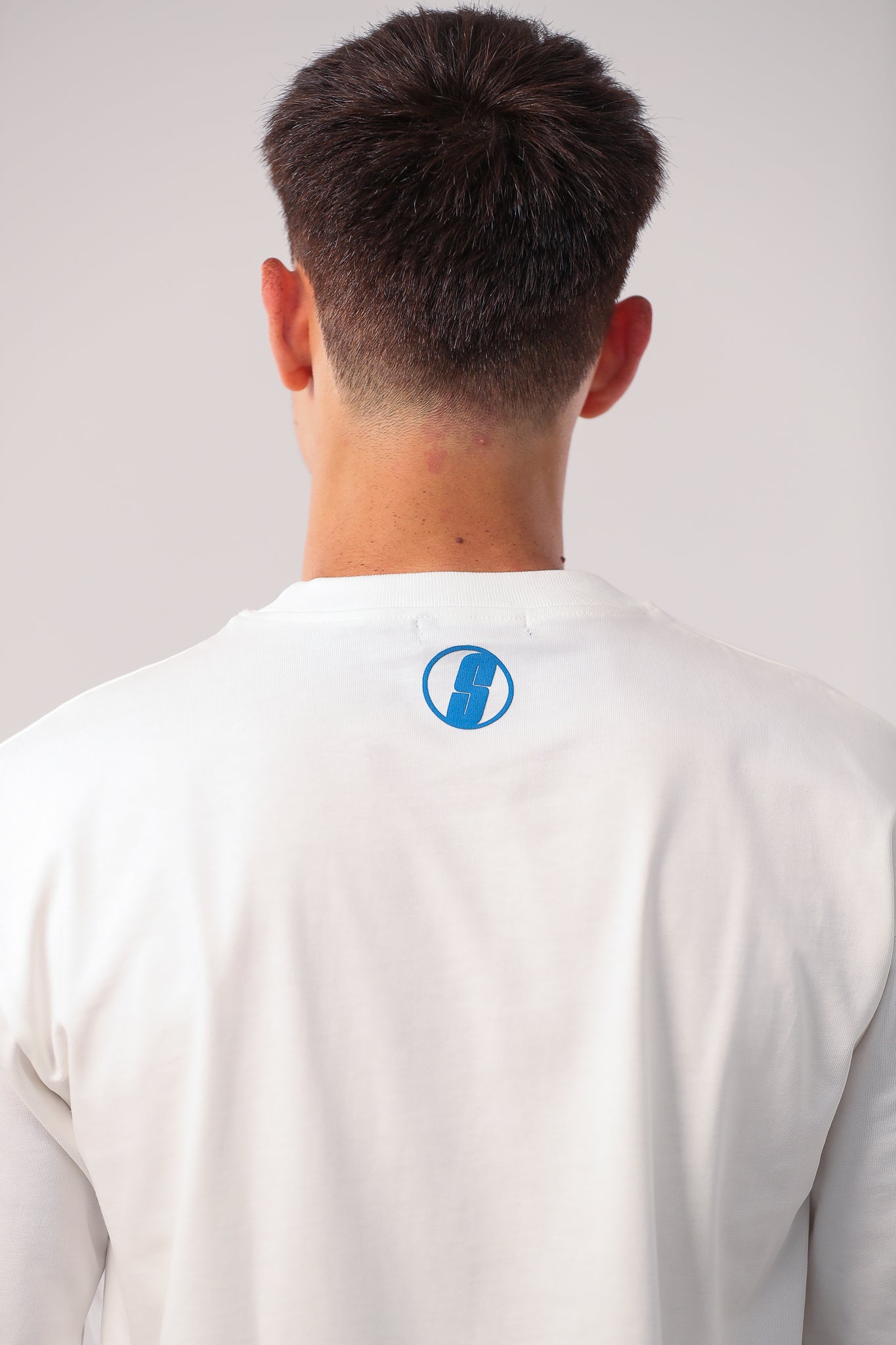 SICK Basic White x Real Blue Tee