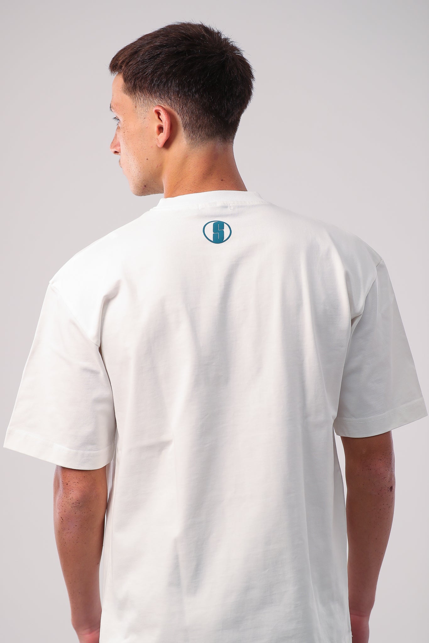 SICK Basic White x Olive Tee