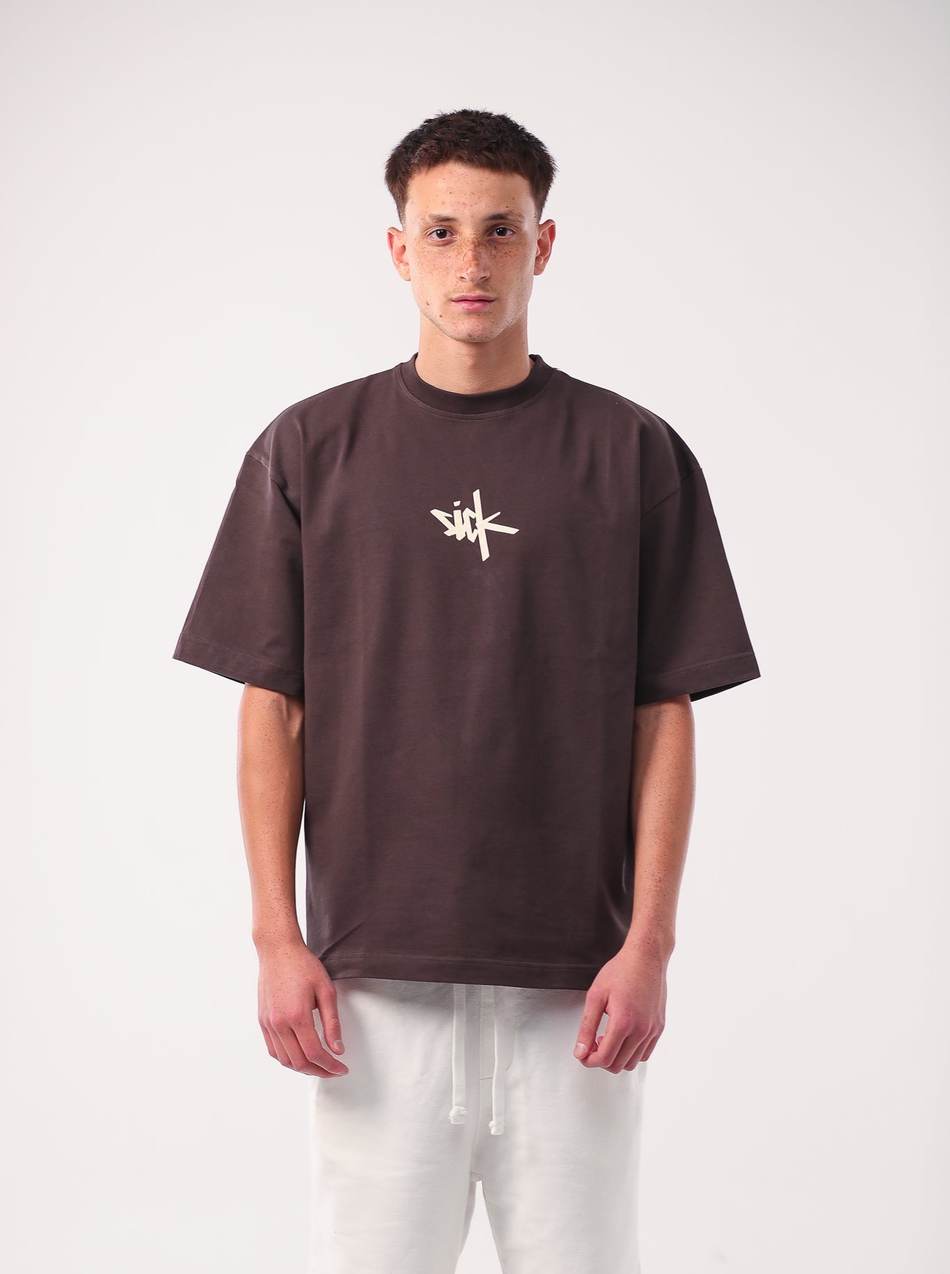 SICK Streetwear Brown Tee