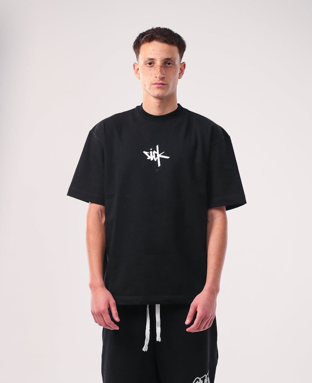 SICK Streetwear Black Tee