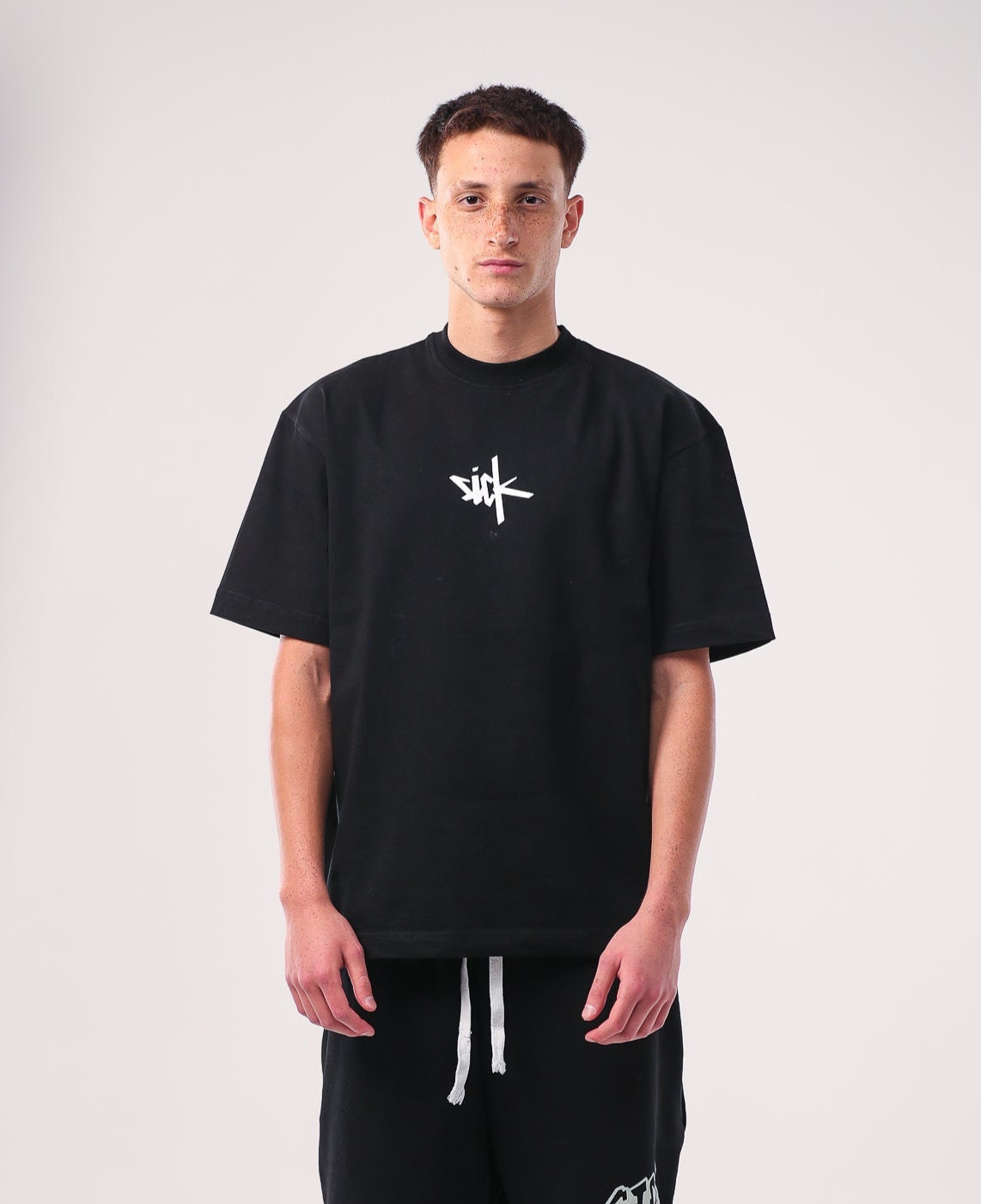 SICK Streetwear Black Tee