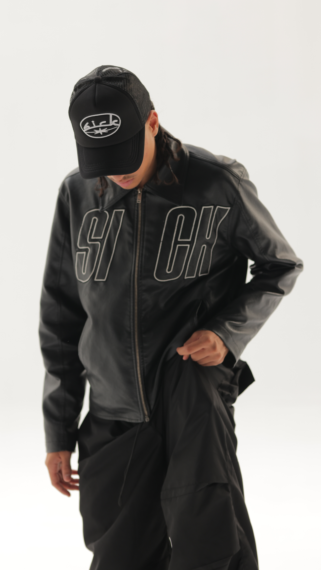 SICK "SICK"STITCHED CAP